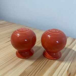 Fiestaware Persimmon Salt & Pepper Bulb Shakers